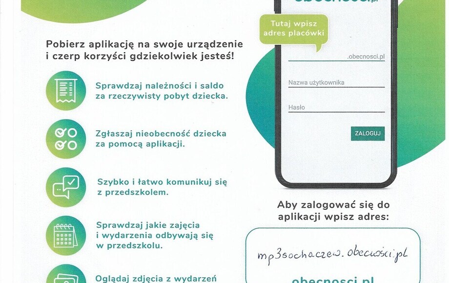 System Obecności.pl nadal działa w Miejskim Przedszkolu nr 3 w Sochaczewie w roku szkolnym 2026/2027