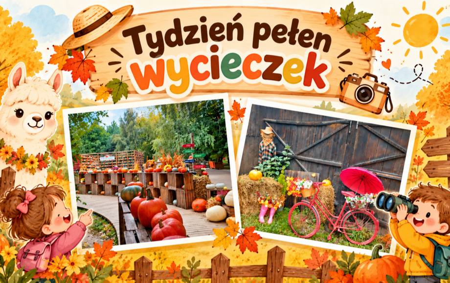 Przedszkolaki odwiedziły alpakami i Sady Klemensa